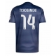 Real Madrid Aurelien Tchouameni #14 Borta matchtröja 2025-26 Kortärmad Billigt